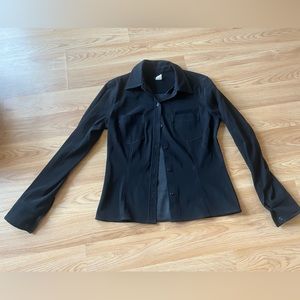 J crew black button up dress shirt